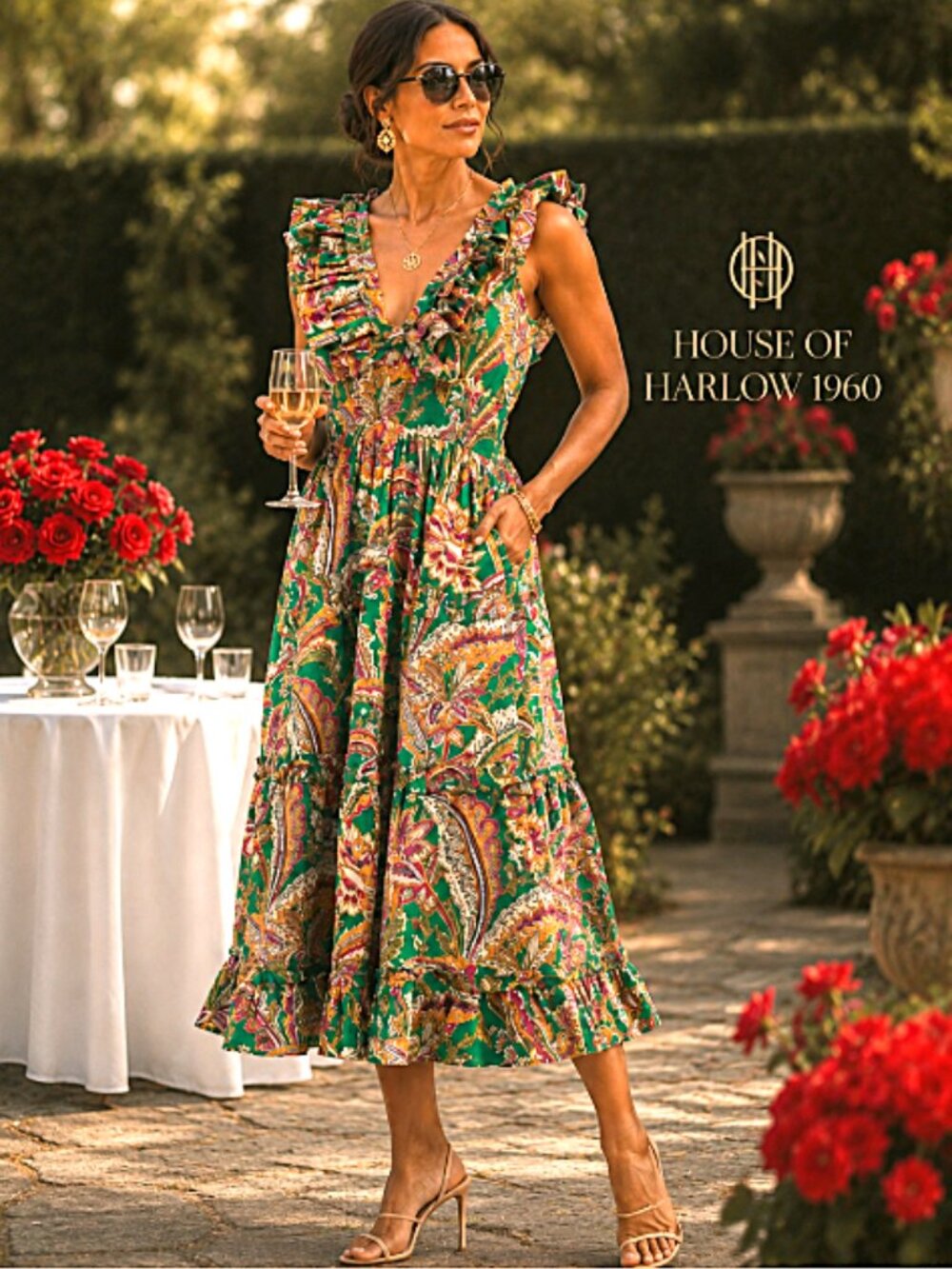 NEW House of Harlow 1960 dress 693J